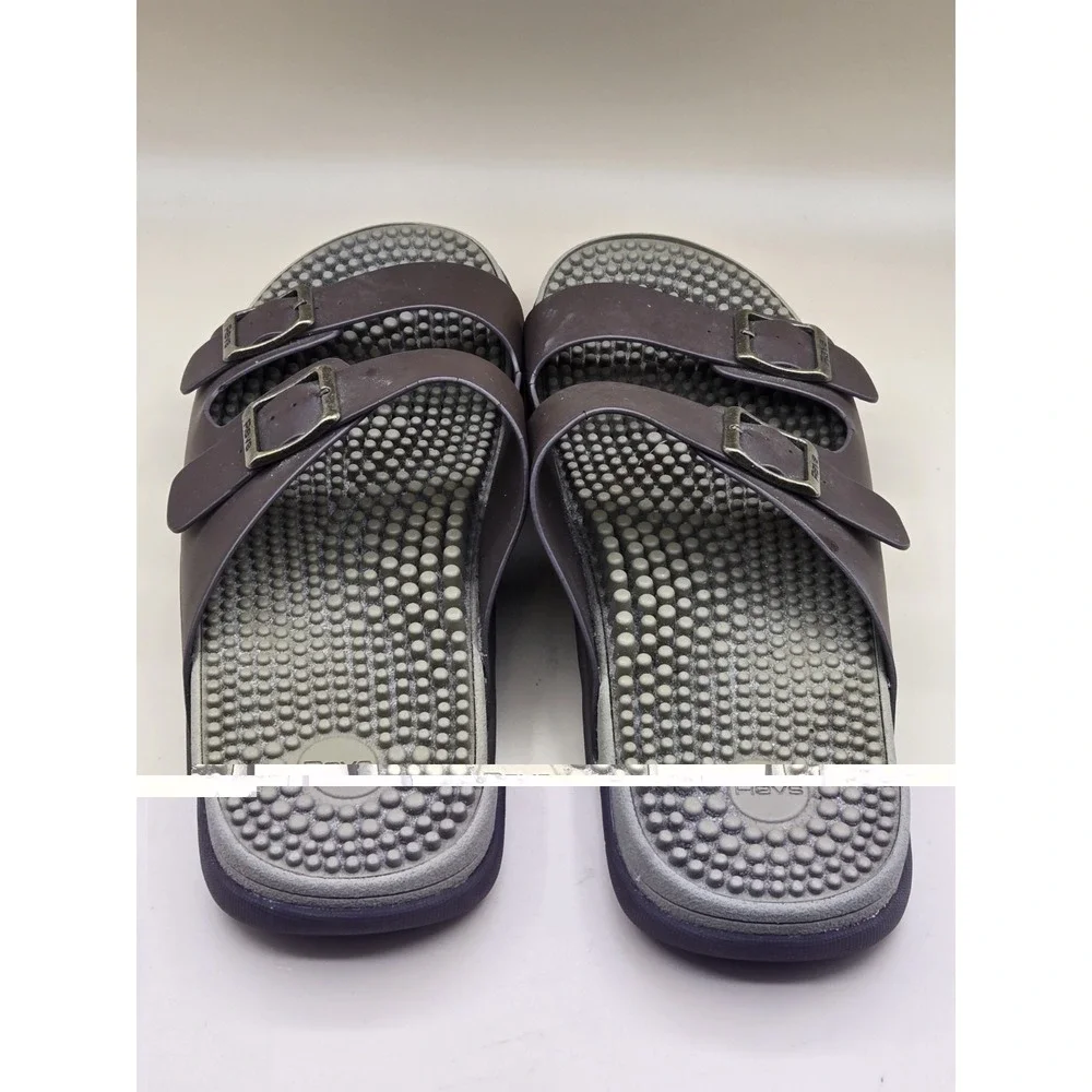 Revs Premium Reflexology Massage Sandals Shock Absorbing Cushion Comfort Size 11